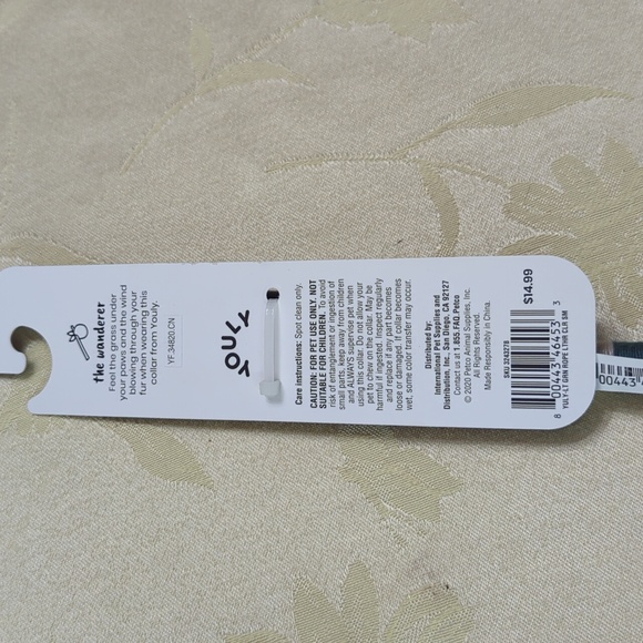 Dog Collar, Rope and Leather, Size Small, 12-15". NWT - Picture 4 of 12